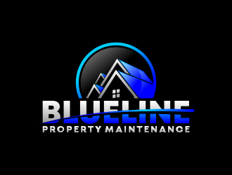 Blueline Property Maintenance  logo design by ekitessar