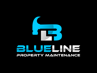 Blueline Property Maintenance  logo design by ubai popi