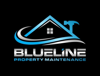 Blueline Property Maintenance  logo design by excelentlogo