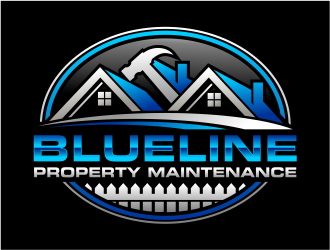 Blueline Property Maintenance  logo design by cintoko