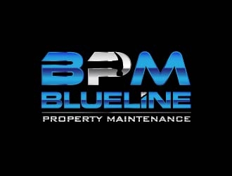 Blueline Property Maintenance  logo design by usef44