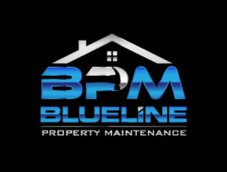 Blueline Property Maintenance  logo design by usef44