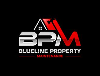 Blueline Property Maintenance  logo design by yunda