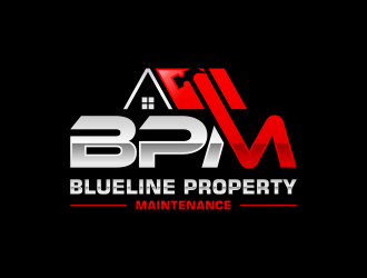 Blueline Property Maintenance  logo design by yunda