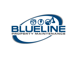 Blueline Property Maintenance  logo design by nonik