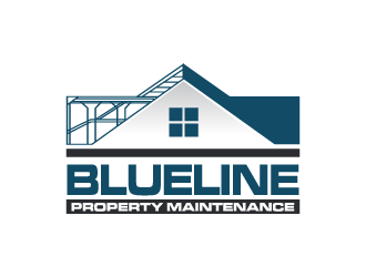 Blueline Property Maintenance  logo design by nonik