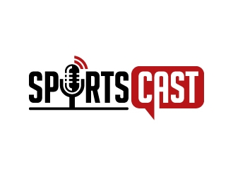 SportsCast logo design by jaize