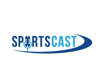 SportsCast logo design by Foxcody
