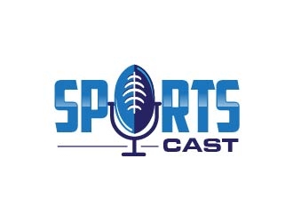 SportsCast logo design by usef44