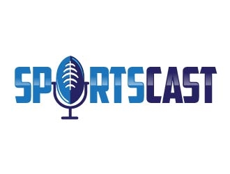 SportsCast logo design by usef44