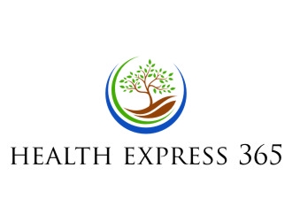 Health Express 365 logo design by jetzu