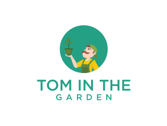 Tom in the garden logo design by artery