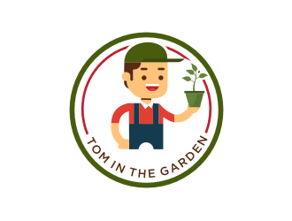 Tom in the garden logo design by tejo