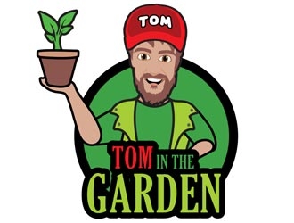 Tom in the garden logo design by creativemind01