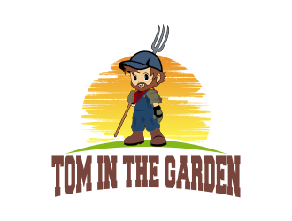 Tom in the garden logo design by Kruger