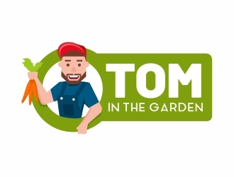 Tom in the garden logo design by Mardhi
