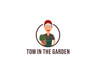 Tom in the garden logo design by mukleyRx