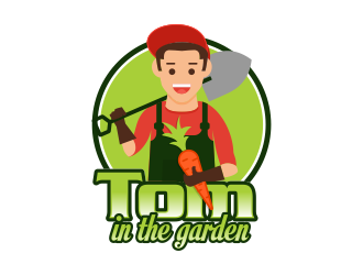Tom in the garden logo design by brandshark