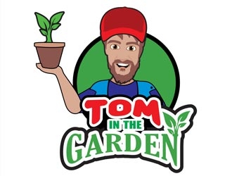 Tom in the garden logo design by creativemind01