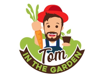 Tom in the garden logo design by veron