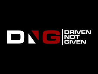 DNG Driven Not Given  logo design by p0peye