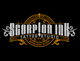 Scorpion Ink Tattoo Studio logo design by Ultimatum