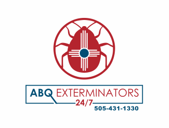 ABQ EXTERMINATORS 24/7 logo design by up2date
