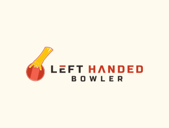 Left Handed Bowler logo design by SpecialOne
