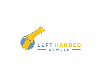 Left Handed Bowler logo design by SpecialOne