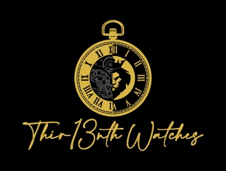 Thir13nth Watches logo design by jaize