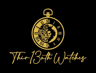 Thir13nth Watches logo design by jaize