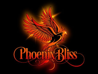 Phoenix Bliss logo design by daywalker