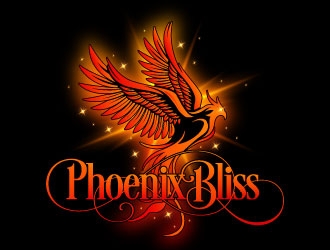 Phoenix Bliss logo design by daywalker