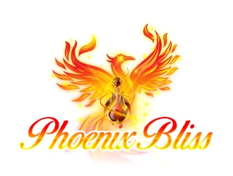 Phoenix Bliss logo design by jaize