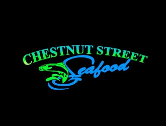 Chestnut Street Seafood logo design by Suvendu