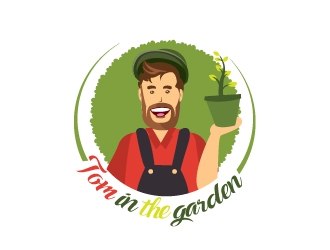 Tom in the garden logo design by gogo