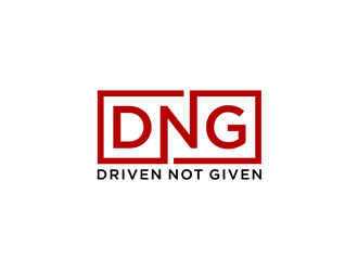 DNG Driven Not Given  logo design by alby