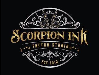 Scorpion Ink Tattoo Studio logo design by emberdezign