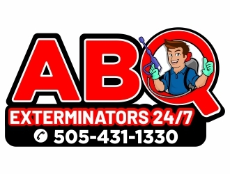 ABQ EXTERMINATORS 24/7 logo design by madjuberkarya