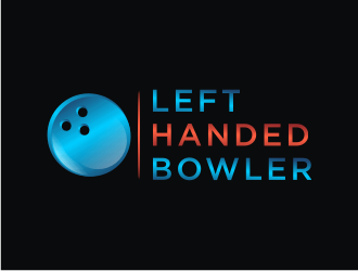 Left Handed Bowler logo design by bricton