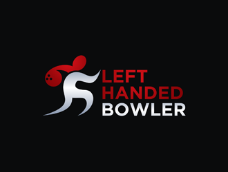 Left Handed Bowler logo design by Rizqy