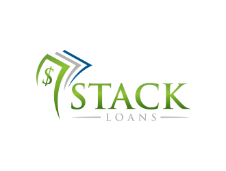 Stack Loans logo design by scolessi
