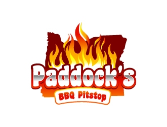 Paddock s BBQ Pitstop logo design by uttam