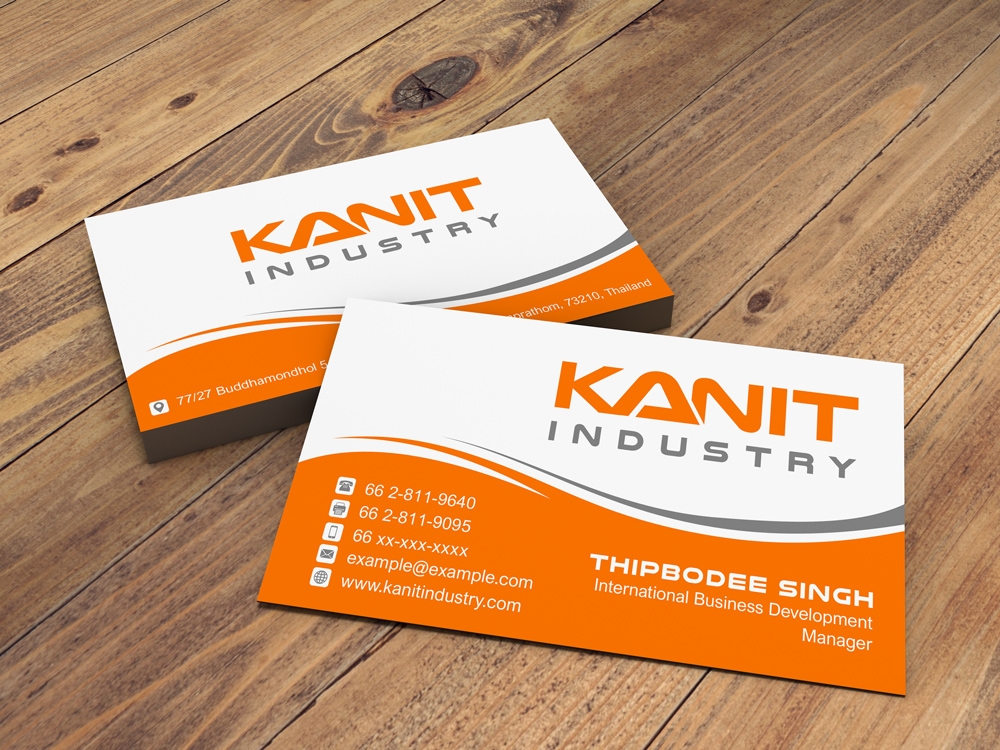 KANIT INDUSTRY logo design by ManishKoli