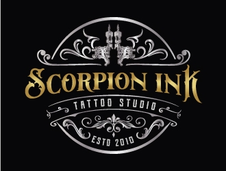 Scorpion Ink Tattoo Studio logo design by emberdezign