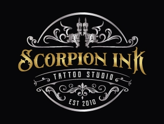 Scorpion Ink Tattoo Studio logo design by emberdezign