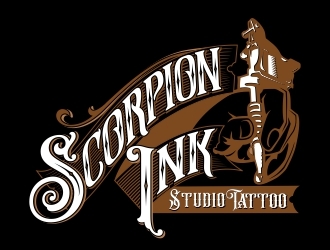 Scorpion Ink Tattoo Studio logo design by b3no