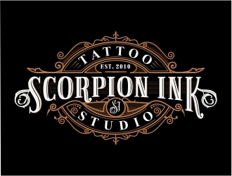 Scorpion Ink Tattoo Studio logo design by Mardhi