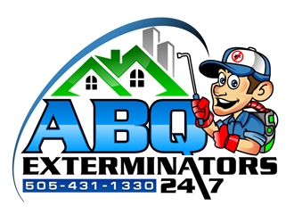 ABQ EXTERMINATORS 24/7 logo design by DreamLogoDesign