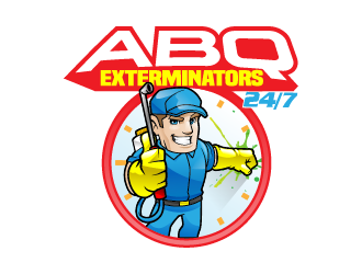 ABQ EXTERMINATORS 24/7 logo design by reight